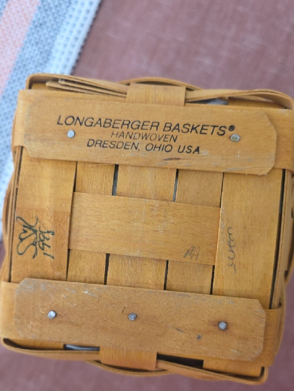 1998 Longaberger Snapdragon combo - Picture 2 of 7